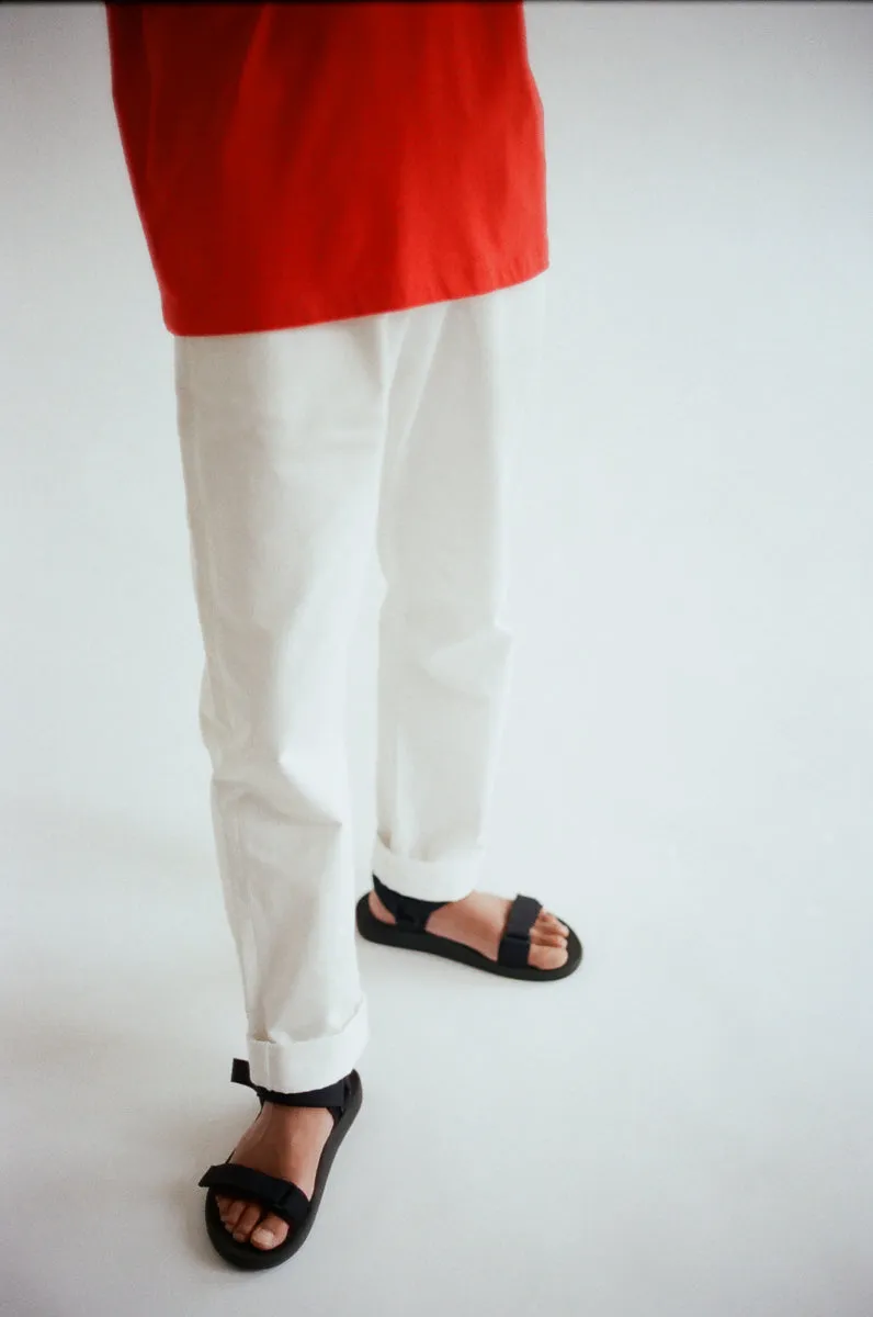 08 / Straight Leg Trousers Off White