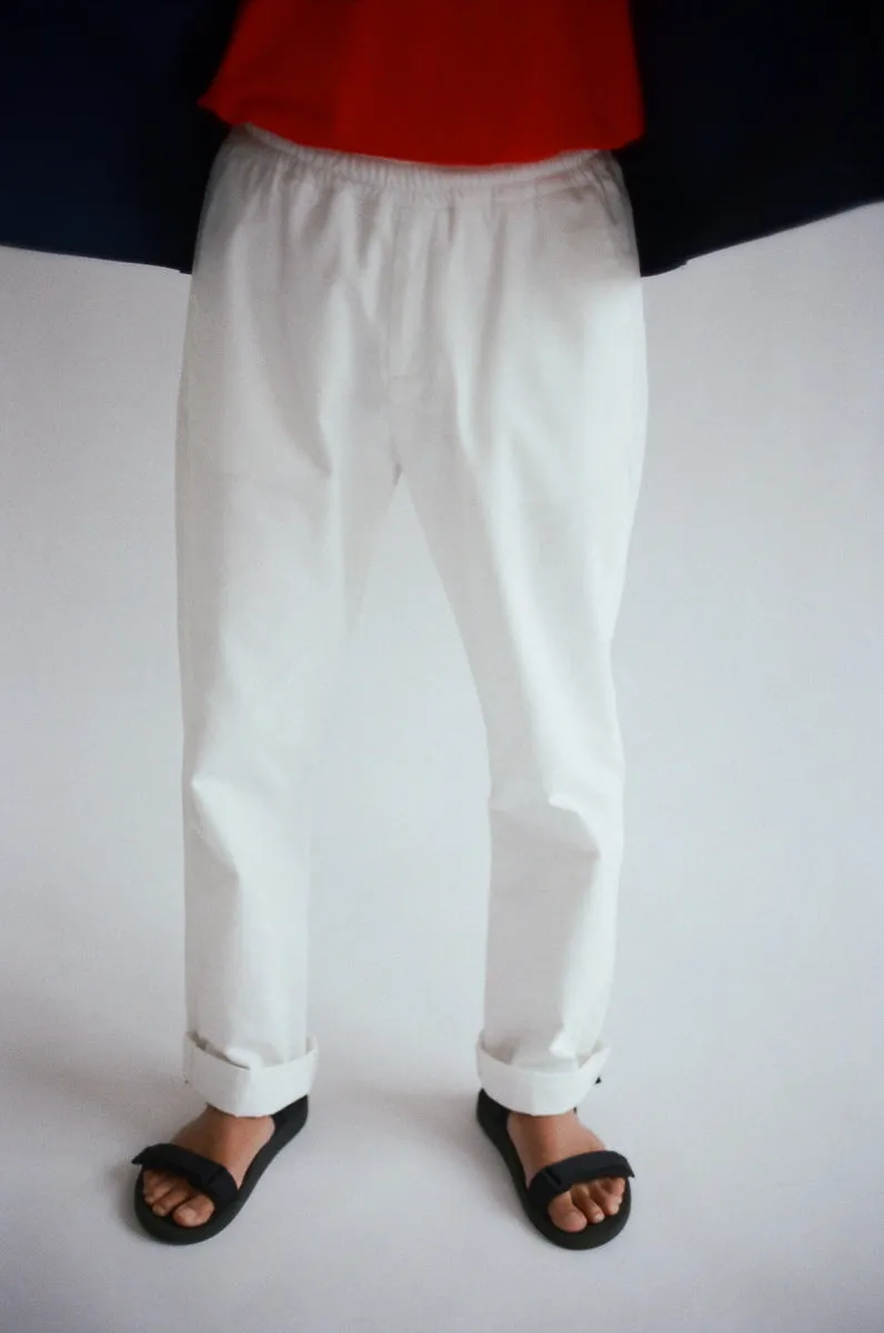 08 / Straight Leg Trousers Off White