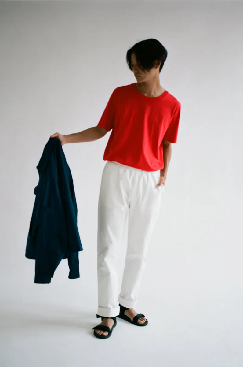 08 / Straight Leg Trousers Off White