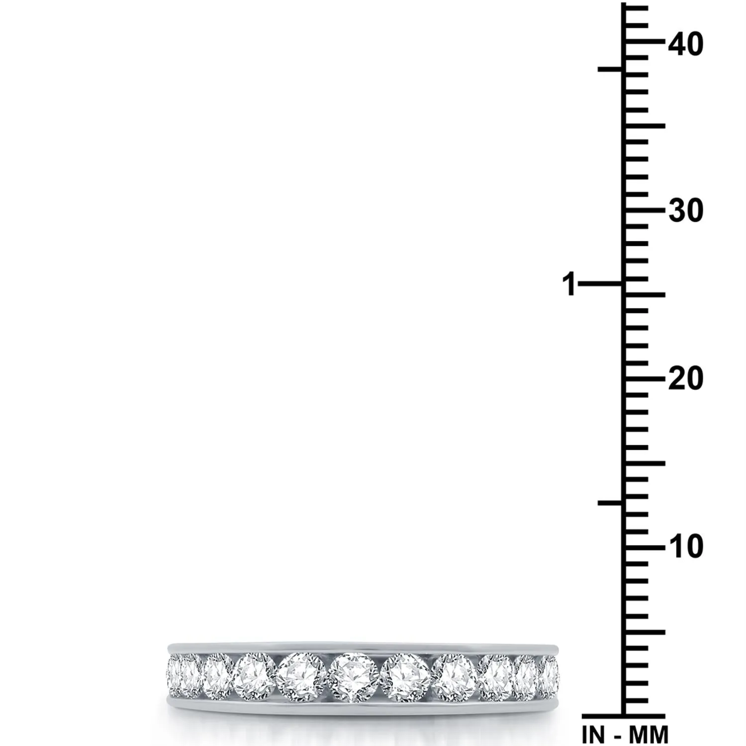 1 CTW Diamond Anniversary Ring in 10KT White Gold