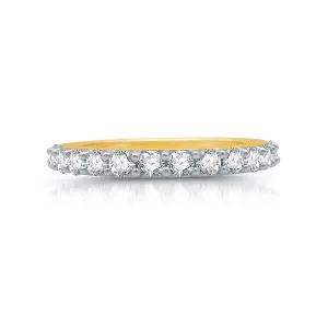 1 CTW Diamond Anniversary Ring in 10KT Yellow Gold