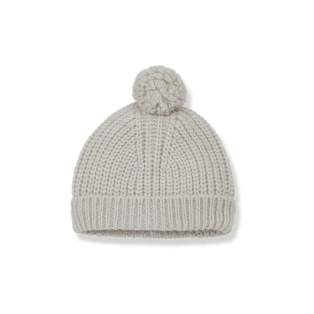 1  in the family Erna Pom Pom Beanie - Oatmeal