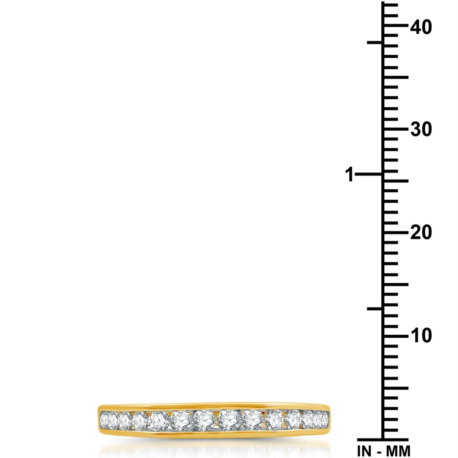 1/2 CTW Diamond Anniversary Ring in 10KT Yellow Gold