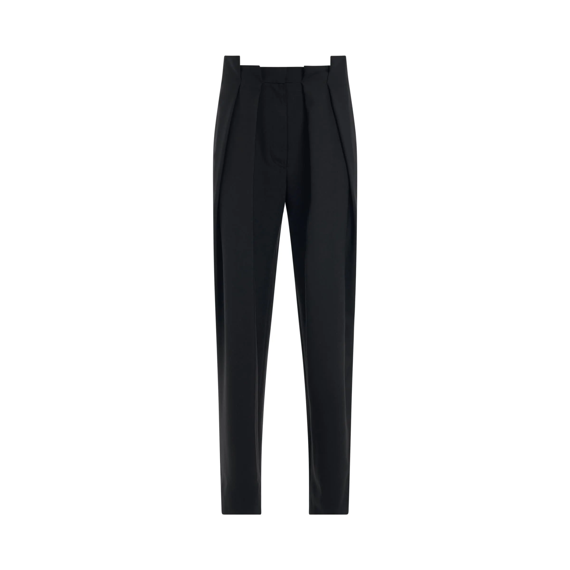 Ablohland Wool Paperbag Pants in Black