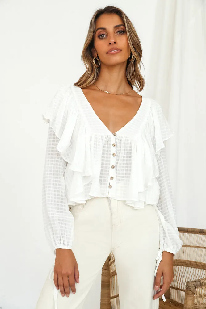 Anouk Crop Top White