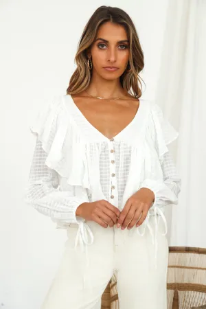 Anouk Crop Top White