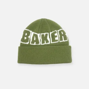 Baker Brand Logo Beanie - Dark Green