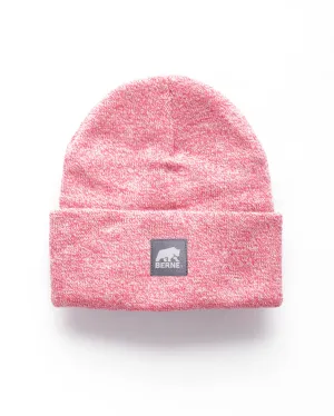 Berne Unisex Heritage Knit Cuff Magenta/White 100% Acrylic Beanie Hat