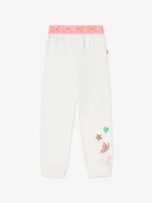 Billieblush Girls Butterfly Joggers in Cream