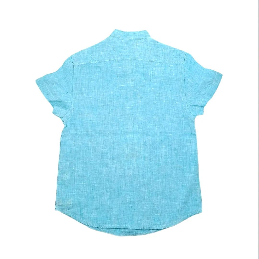 Boy's jujupes Blue linen