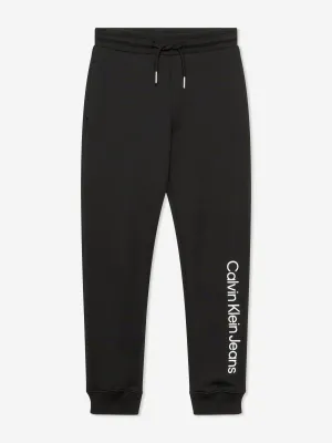 Calvin Klein Kids Logo Joggers in Black