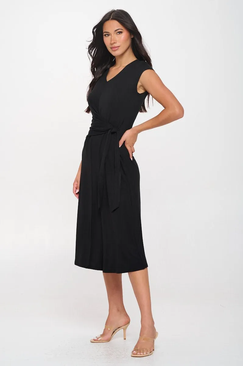 Cameron Side Tie Midi Dress