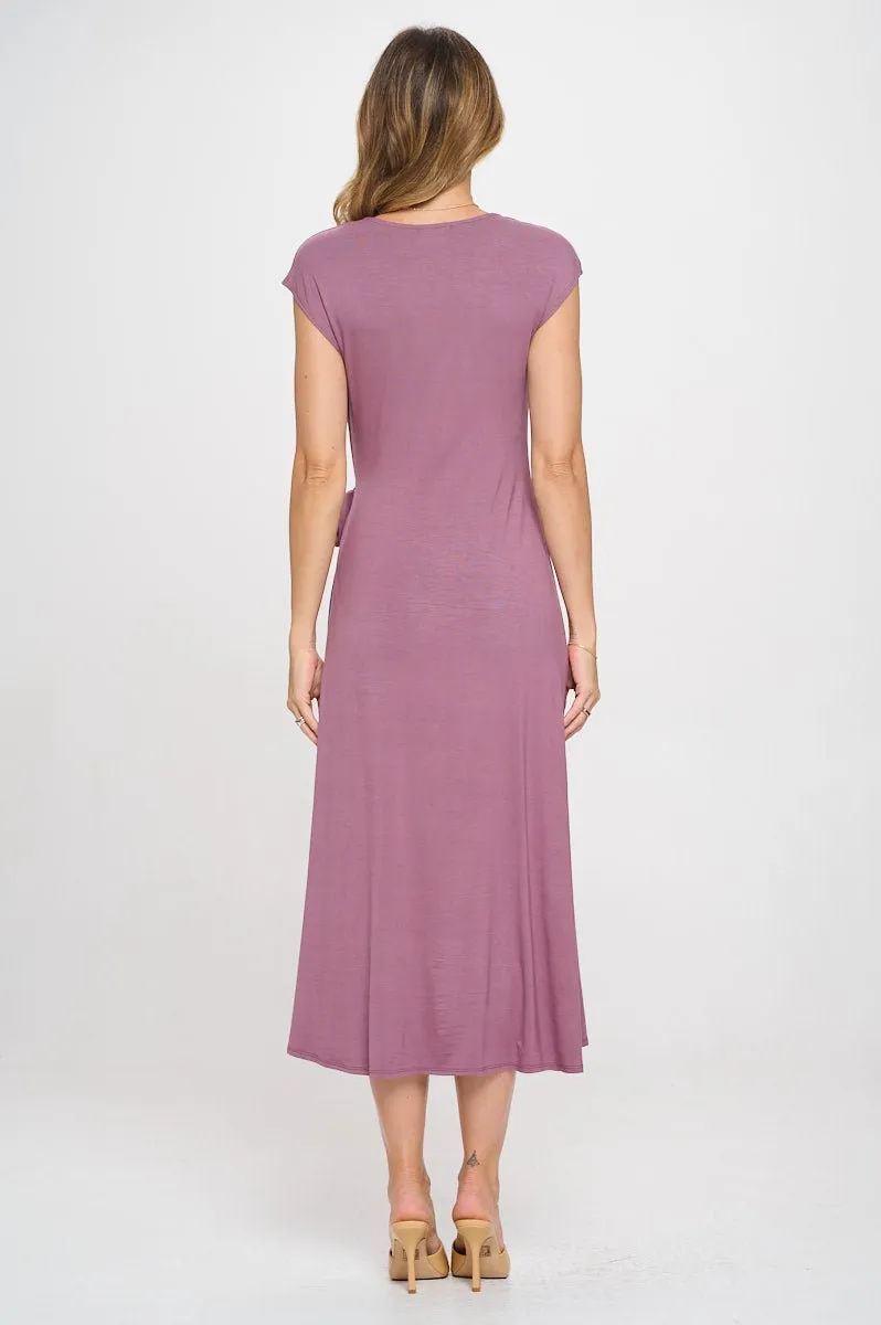 Cameron Side Tie Midi Dress