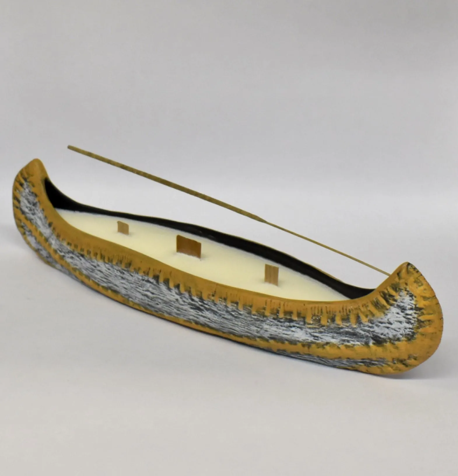 Candle Canoe (large) -by Millside Ceramic