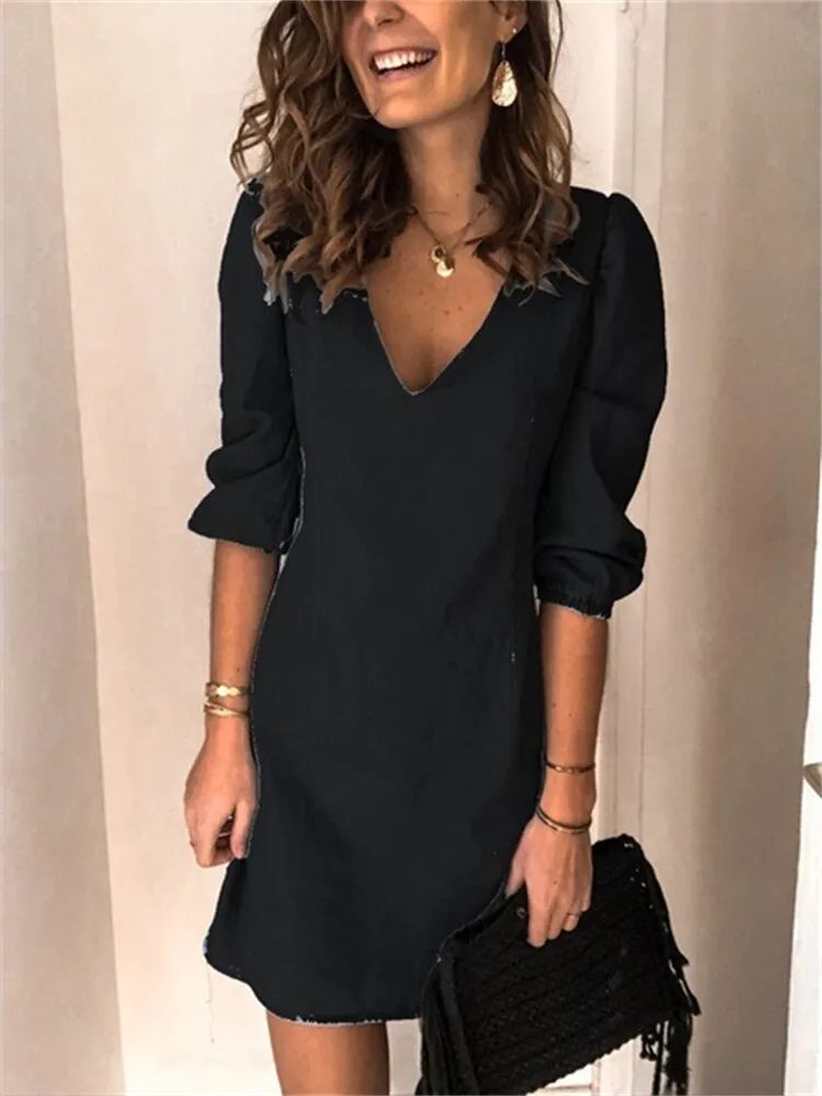 Caroline - V-neck casual dress