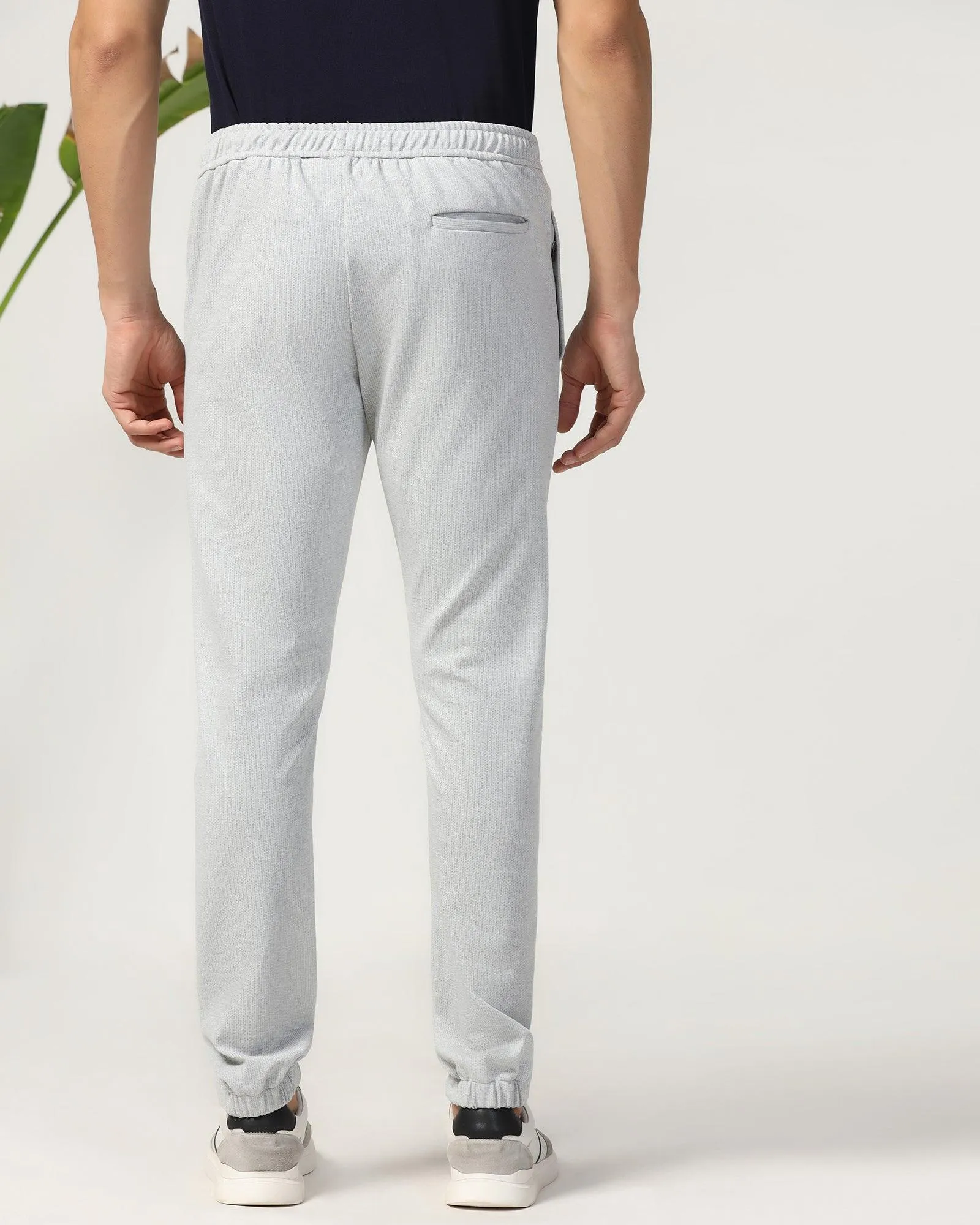 Casual Grey Solid Jogger - Labo