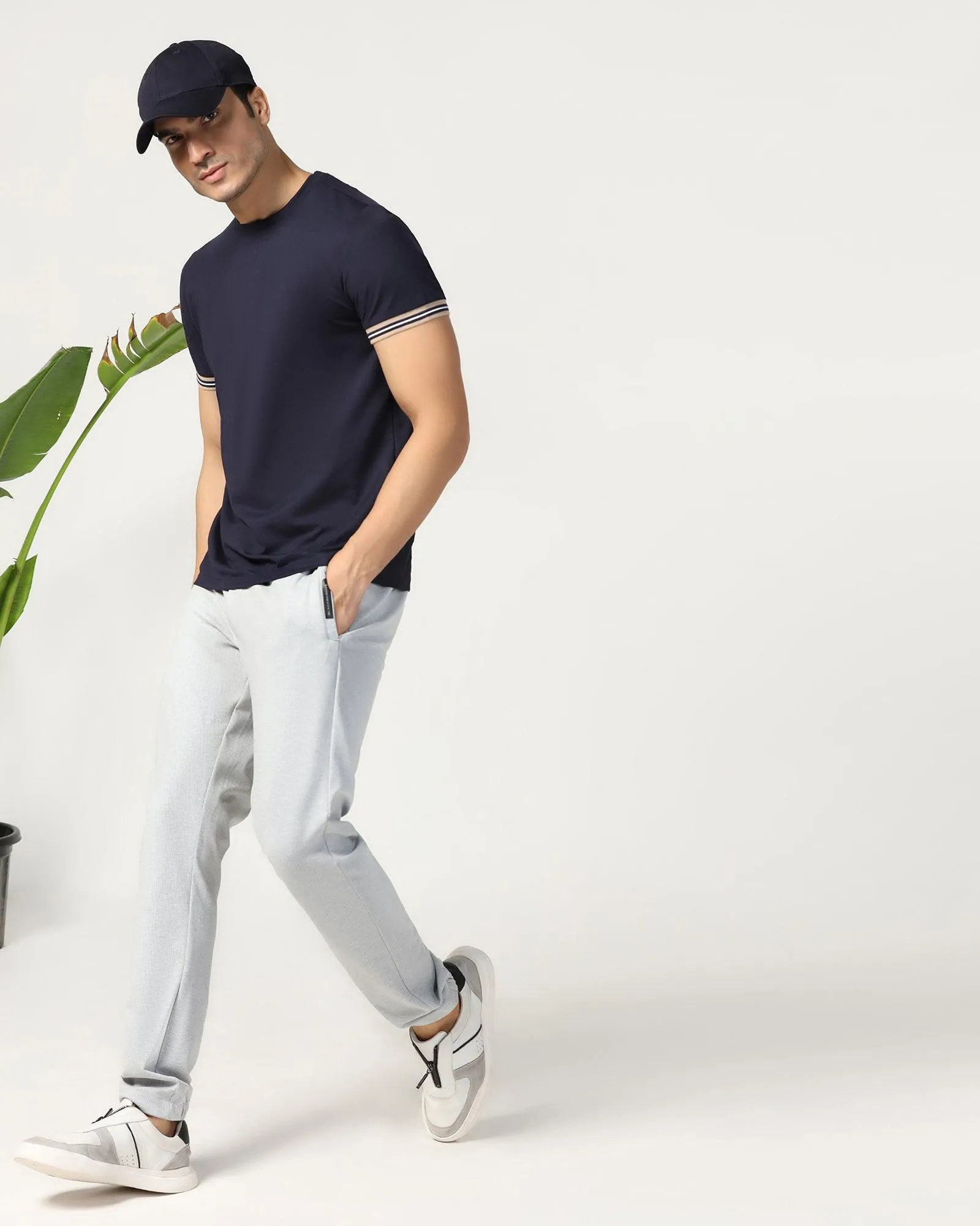 Casual Grey Solid Jogger - Labo