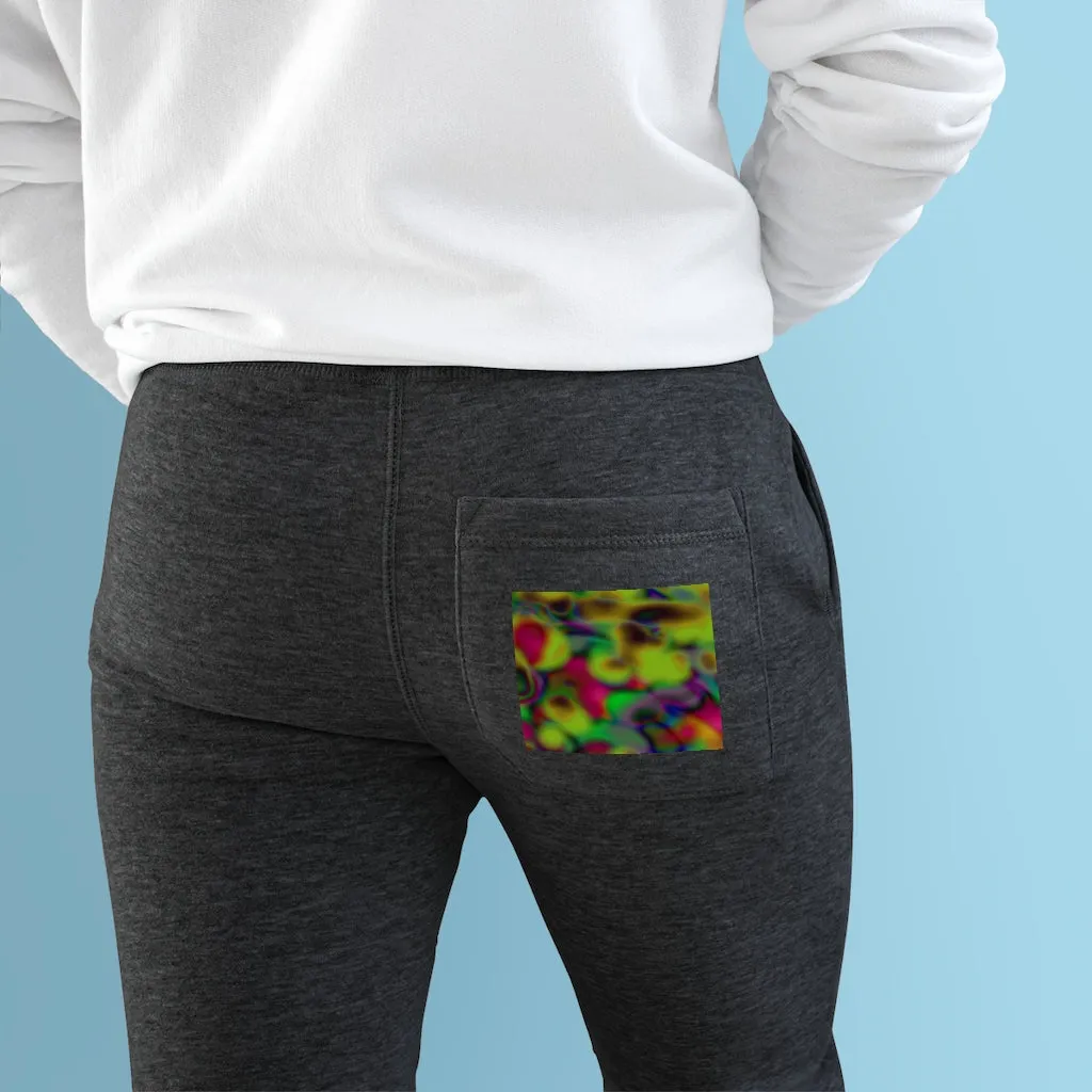 Colorful Cloud Painting Premium Fleece Joggers