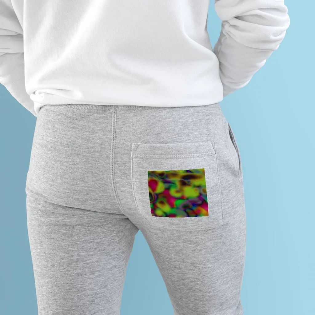 Colorful Cloud Painting Premium Fleece Joggers