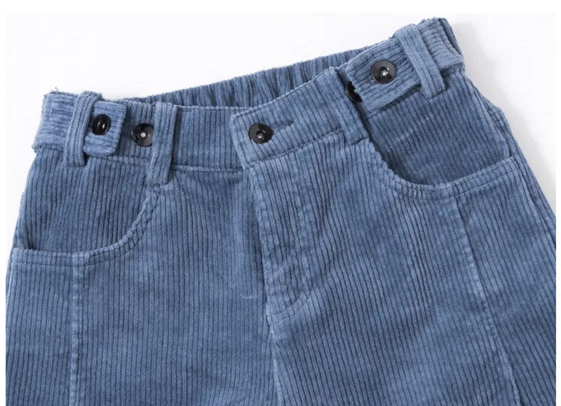 Corduroy Padded Casual Pants