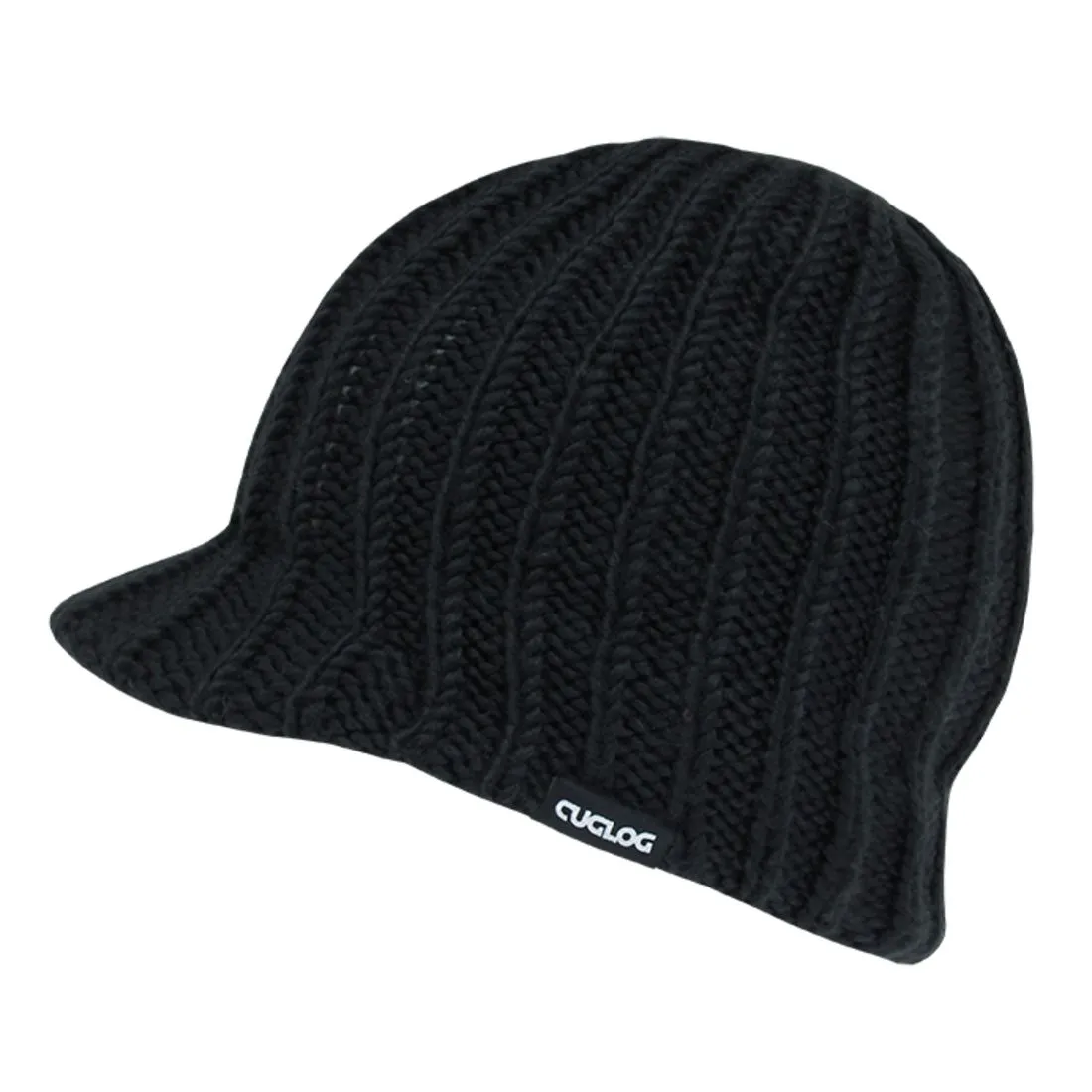 Cuglog K001 Annapurna Ribbed Knit Beanies Hats Hybricap Sweater Ski Visor Caps