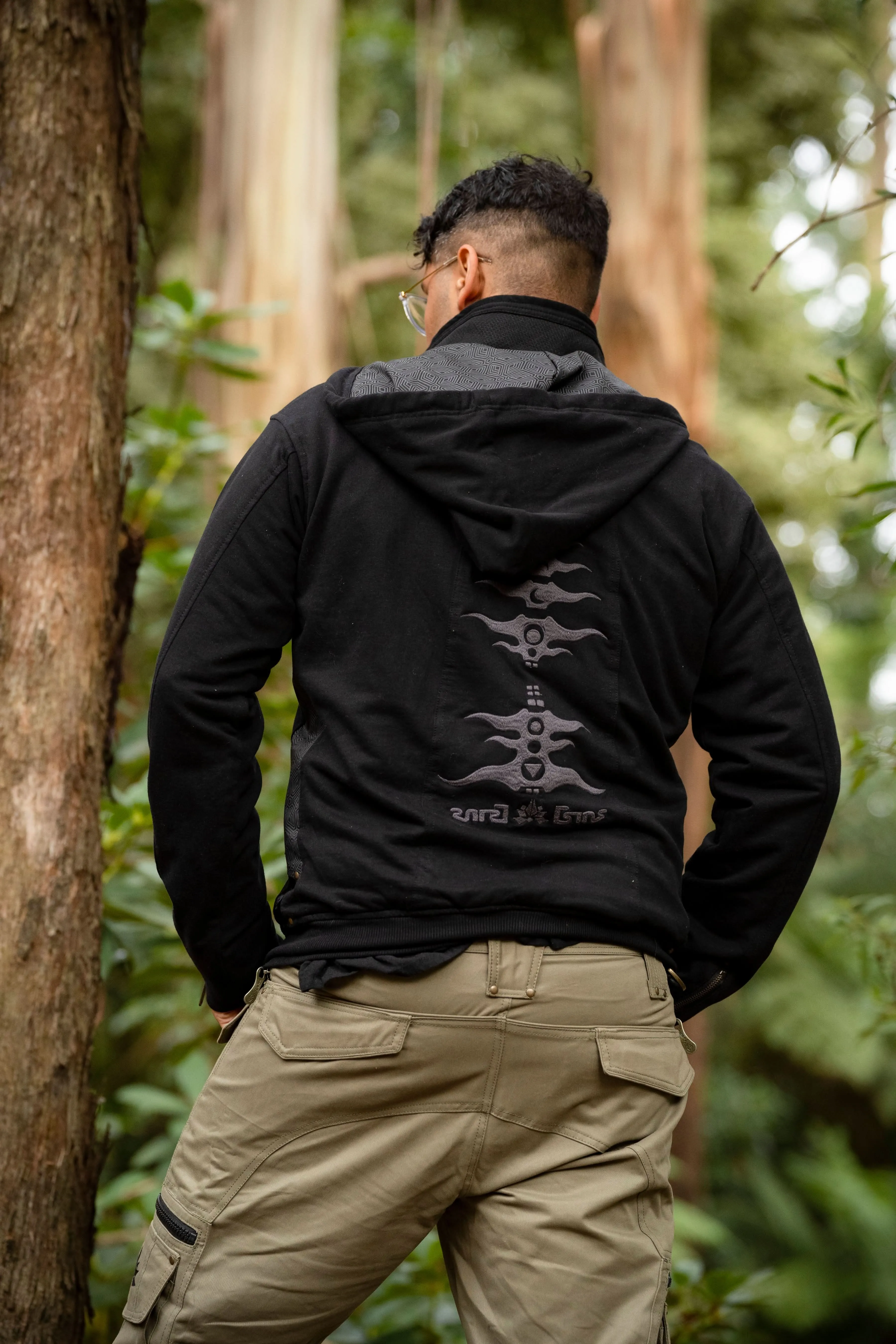 Dark Psy Festival Jacket - Black