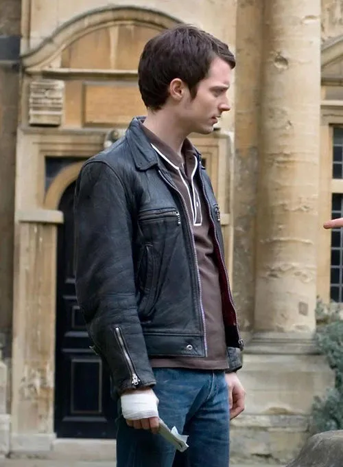 ELIJAH WOOD THE OXFORD MURDERS | LEATHER JACKET