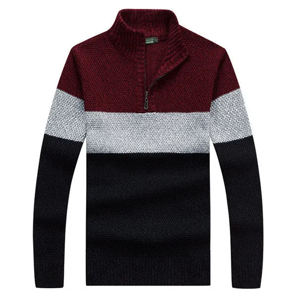 Fall Winter Warm Half-cardigans Casual Sweater