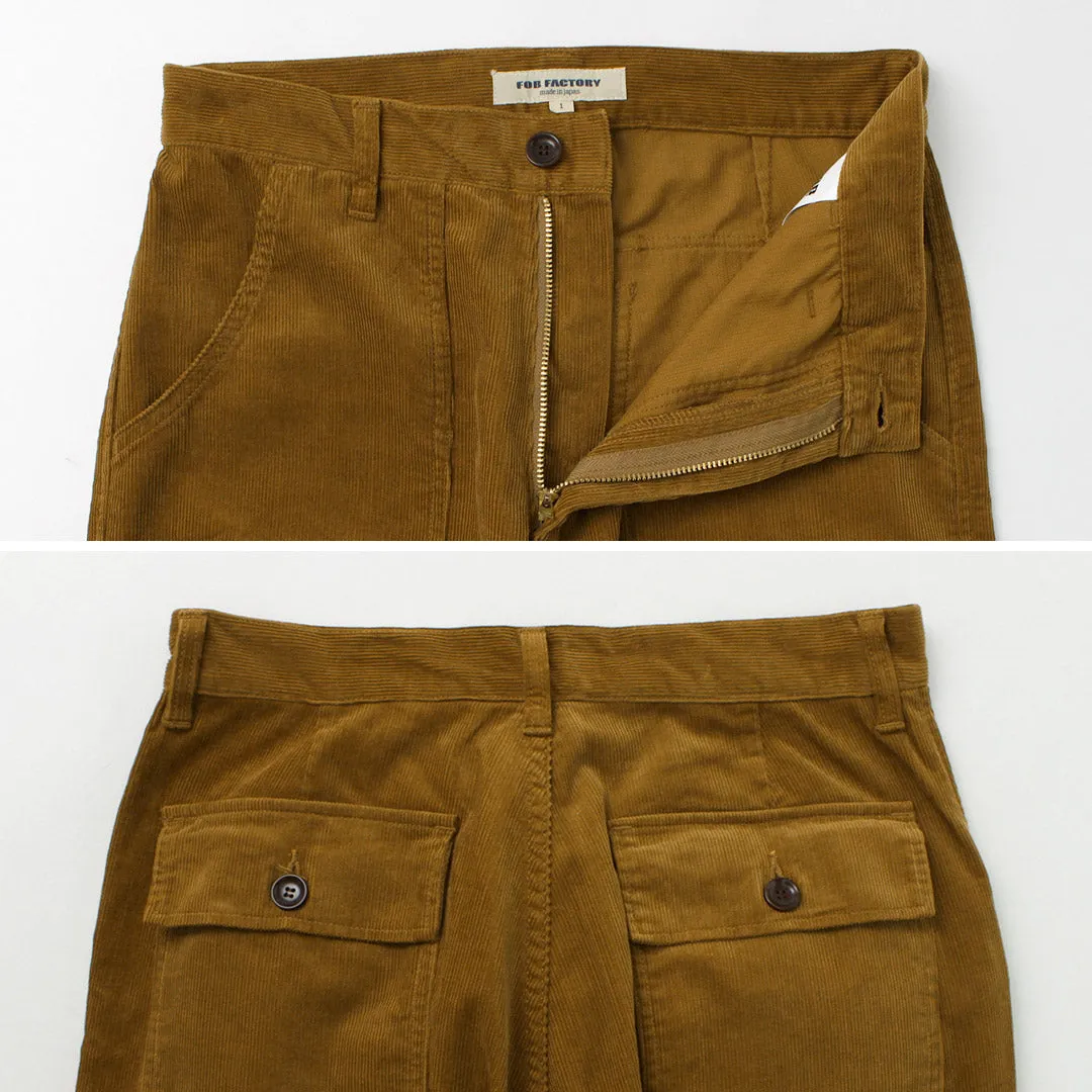 FOB FACTORY / F0523 Corduroy bush pants