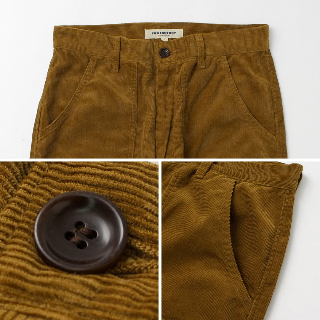 FOB FACTORY / F0523 Corduroy bush pants