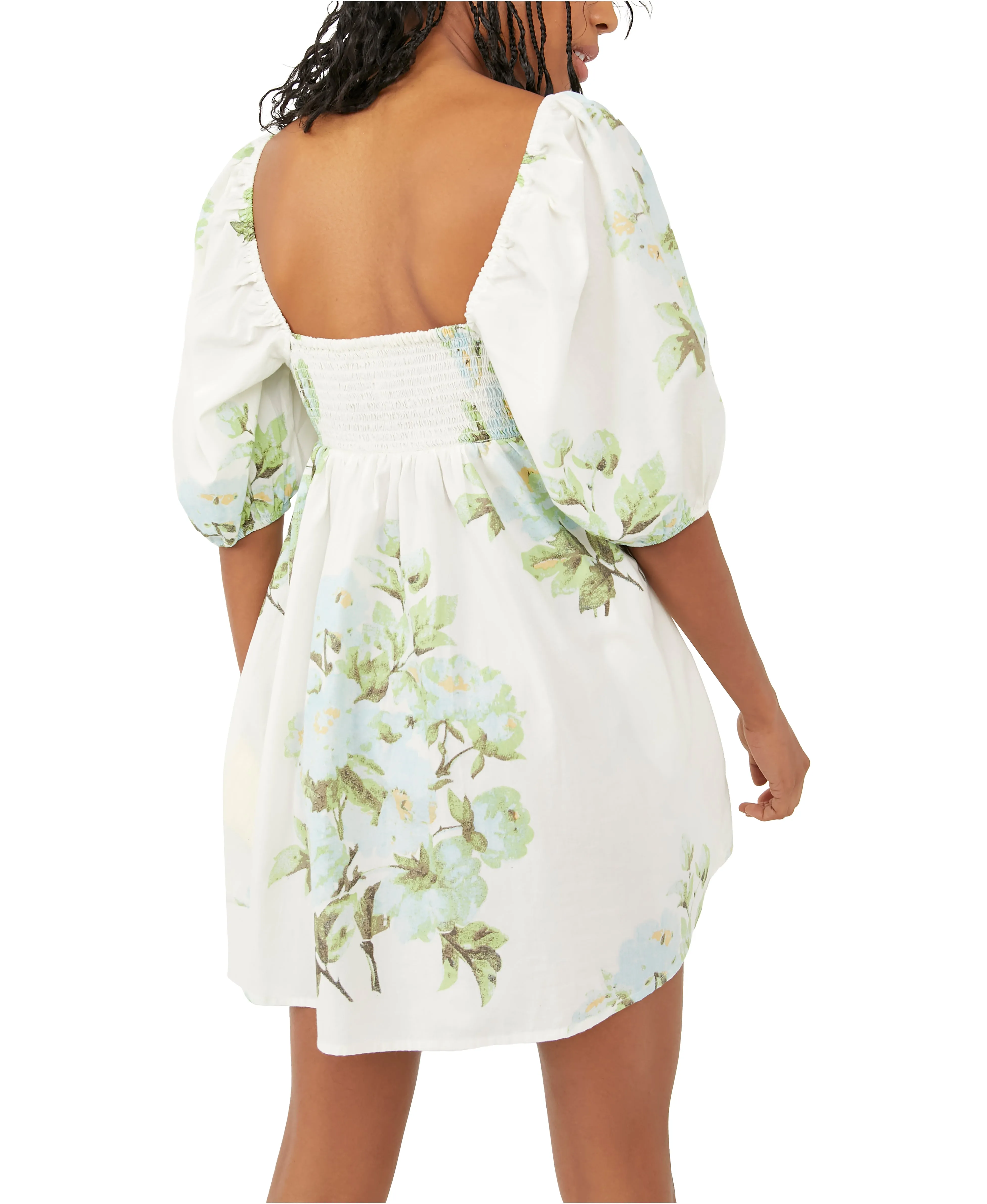 Free People Peony Babydoll Antique Combo Dress