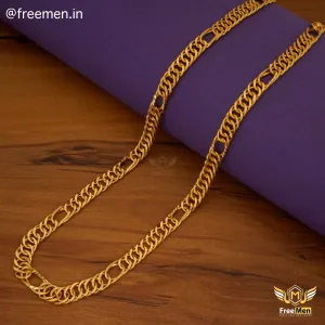 Freemen Delightful Traditional link Designs Chain for men- FMC32