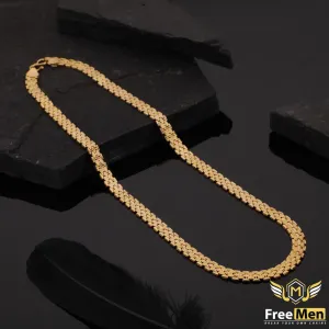 Freemen Gold Plated Traditional Patta Chain FMGC265