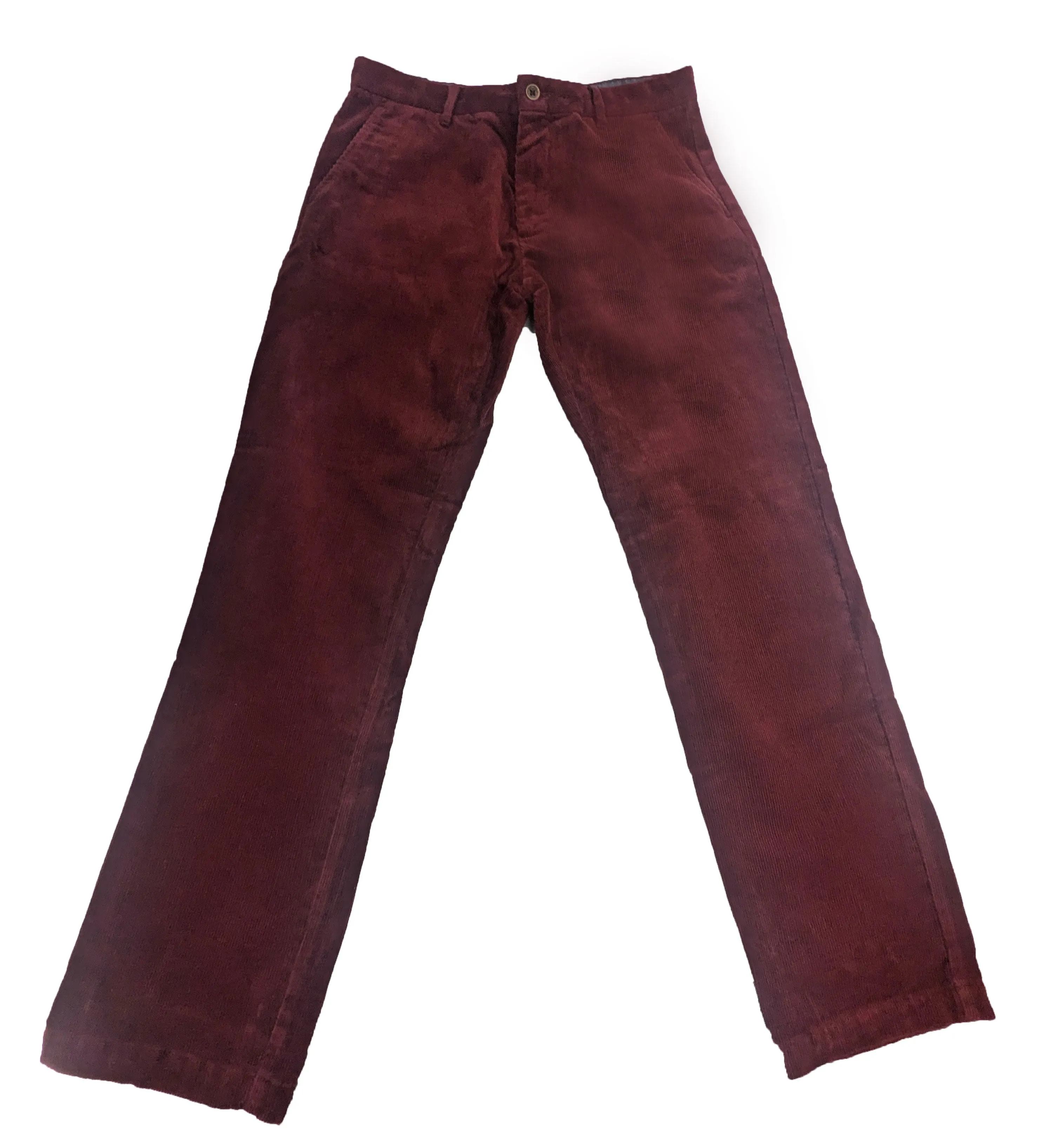 GANT Men's Dark Red New Haven Stone Cord Pants 1513950 Size 32/32