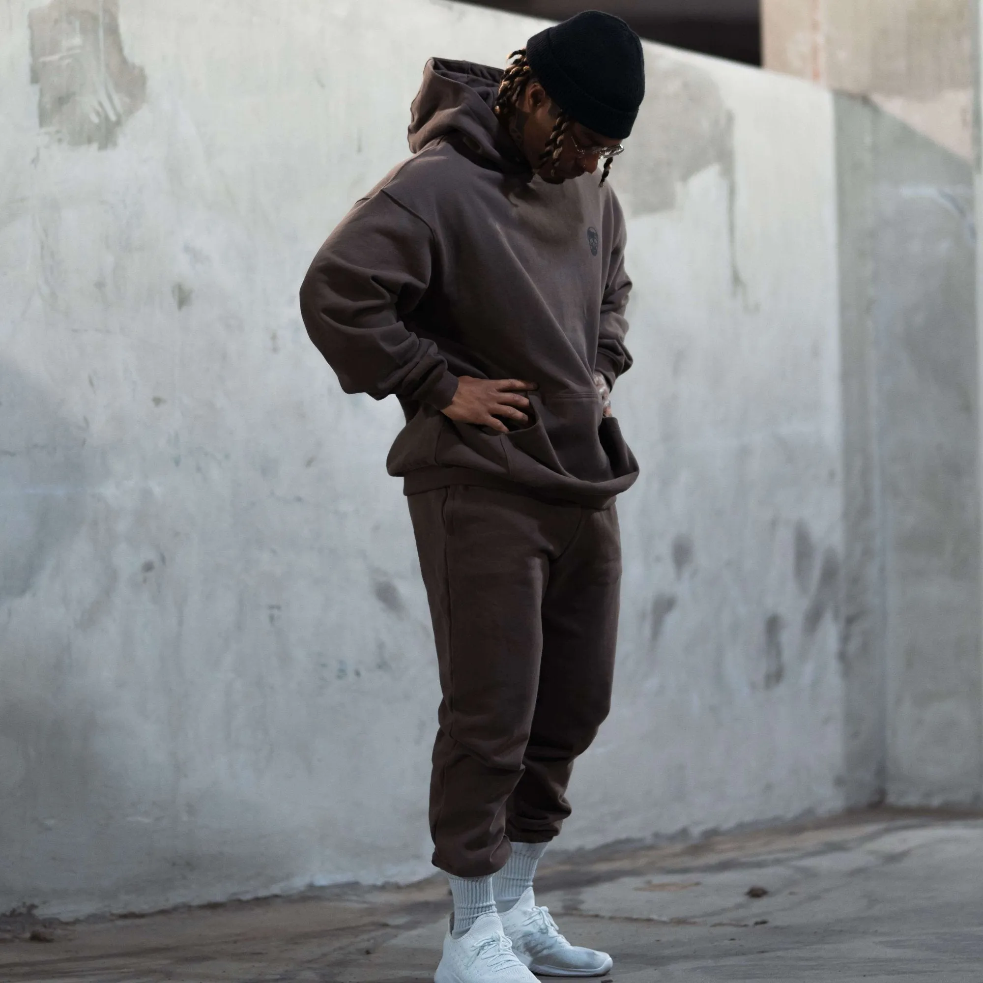 Heavyweight Core Skull Jogger - Toffee