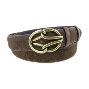 Horse Chestnut Pony Hair New Reef Belt