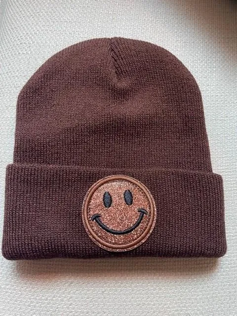 Kids Chocolate on Chocolate Smile Beanie