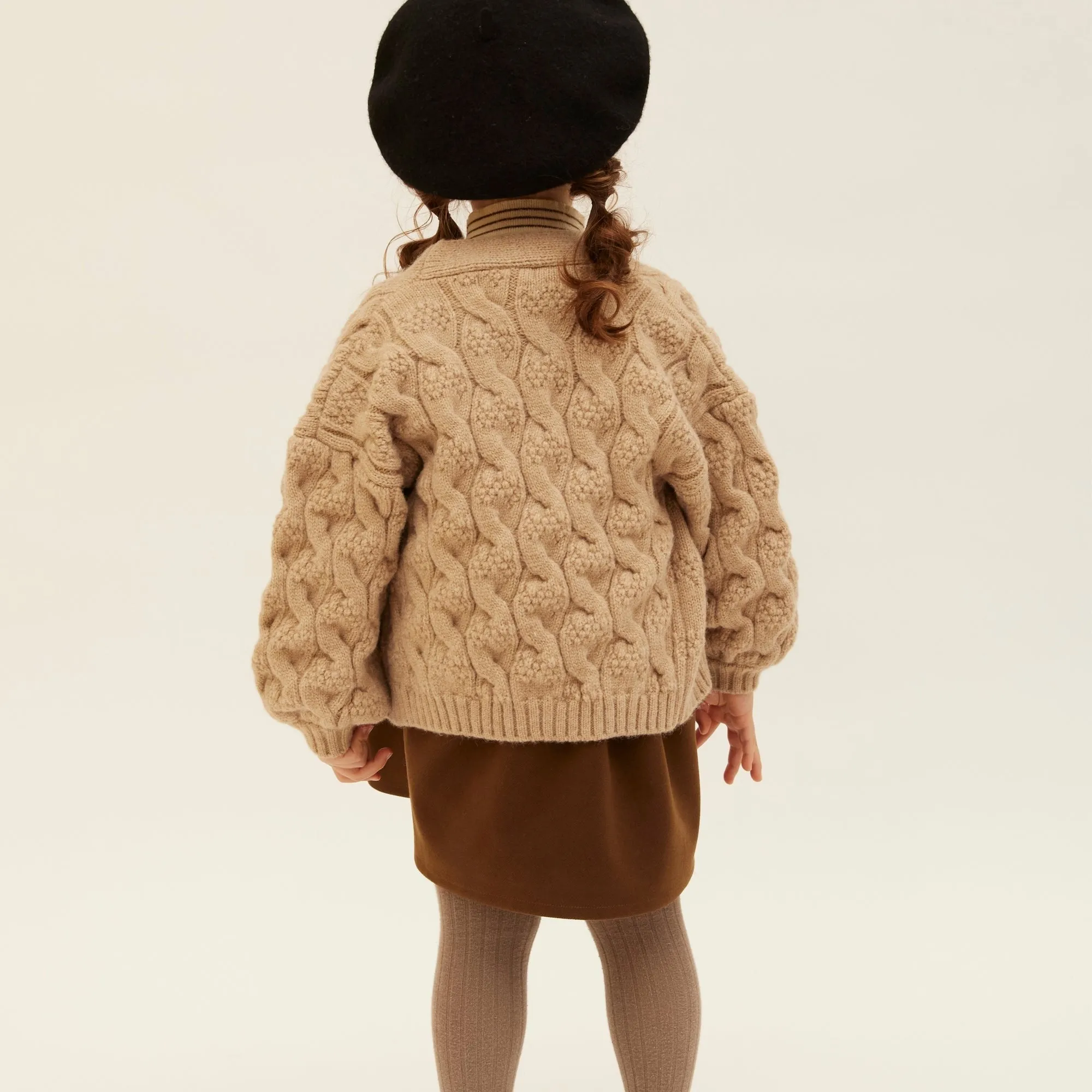 Knit T11 Cardigan - Brown