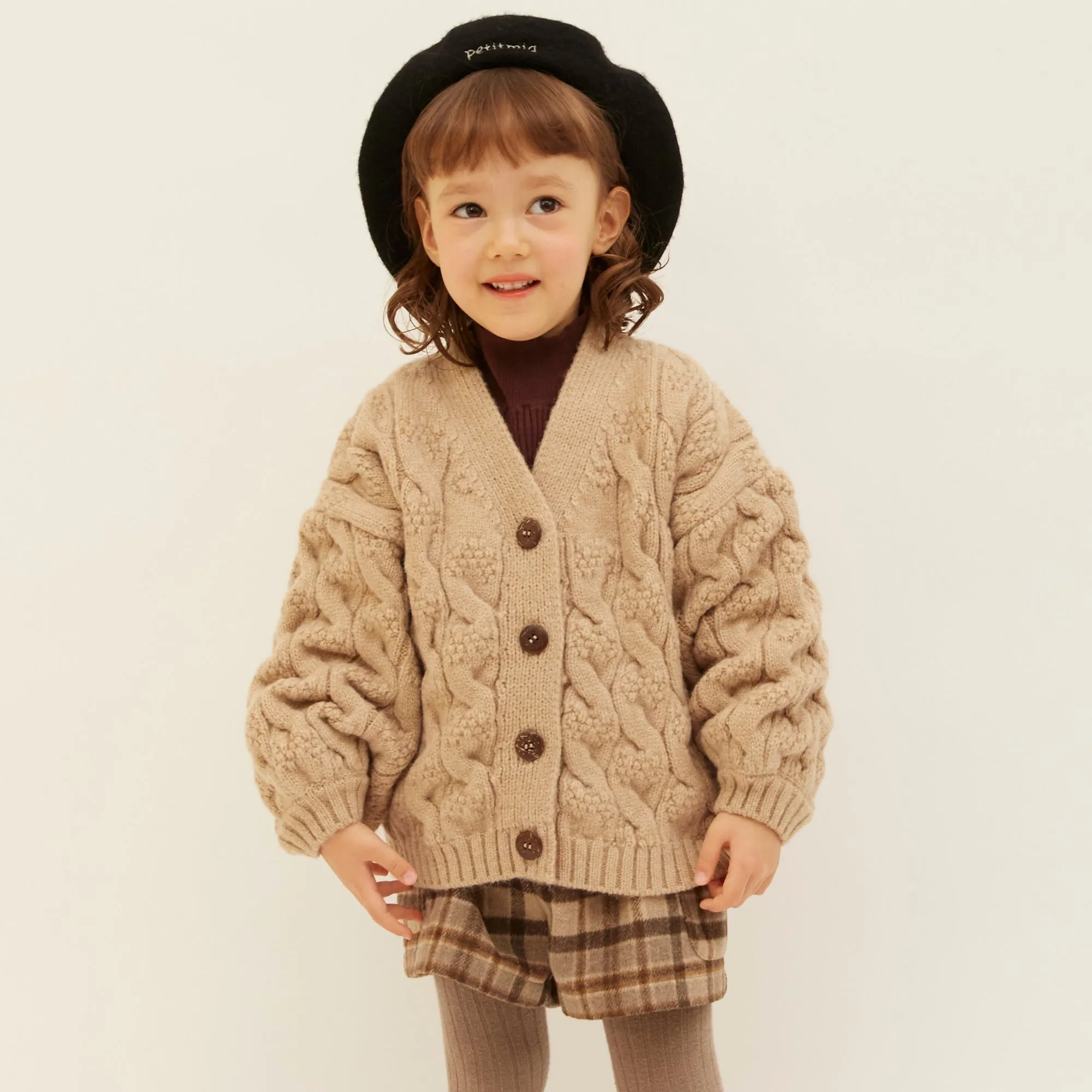 Knit T11 Cardigan - Brown