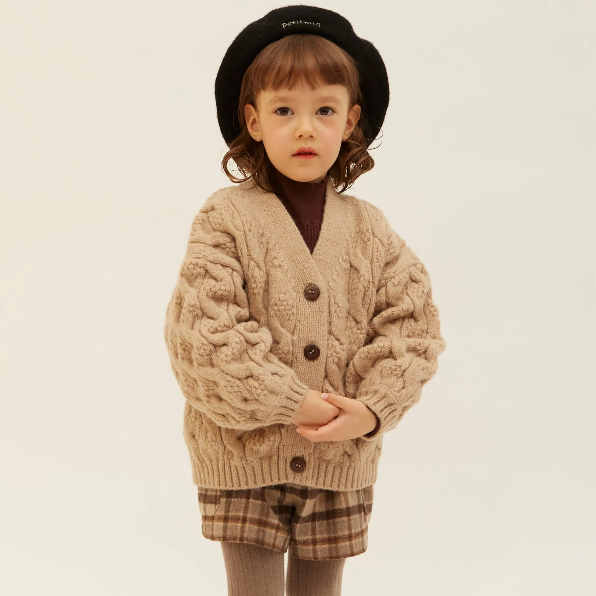 Knit T11 Cardigan - Brown