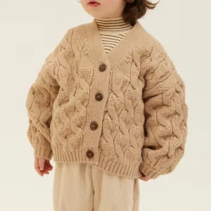 Knit T11 Cardigan - Brown