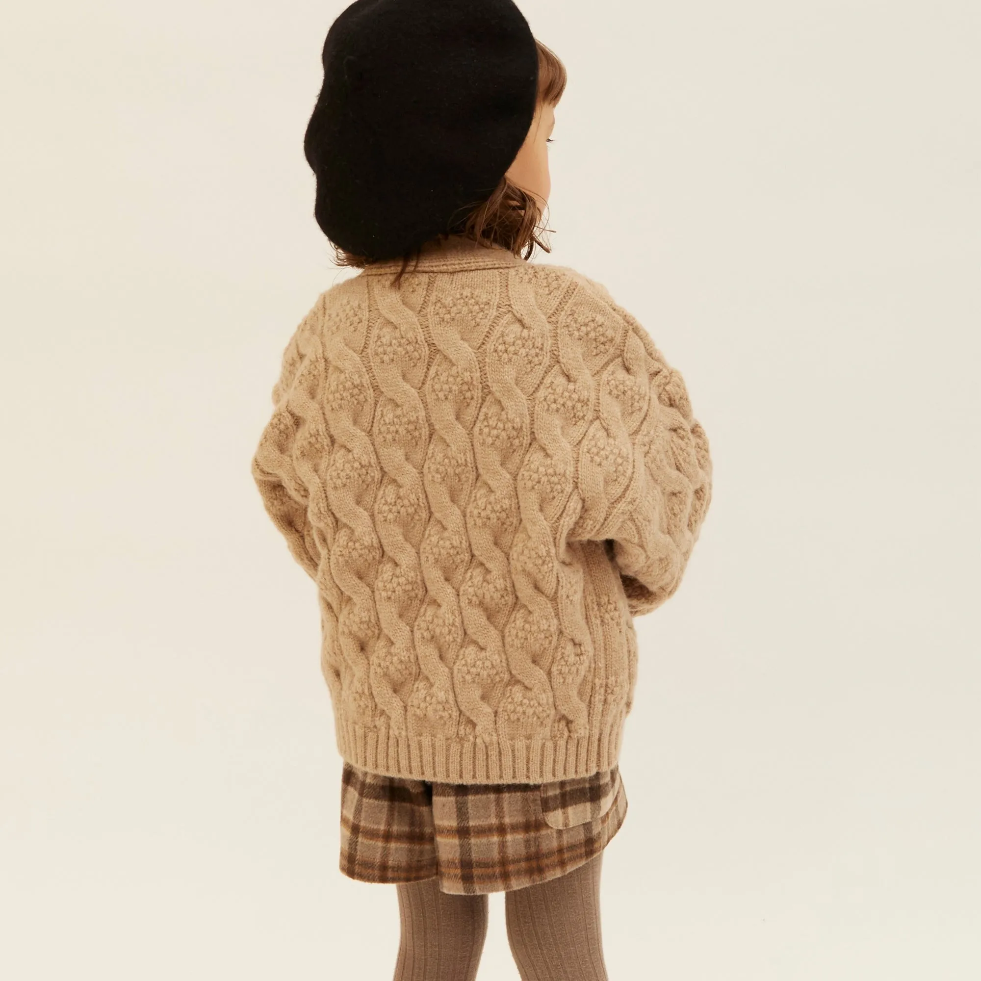 Knit T11 Cardigan - Brown