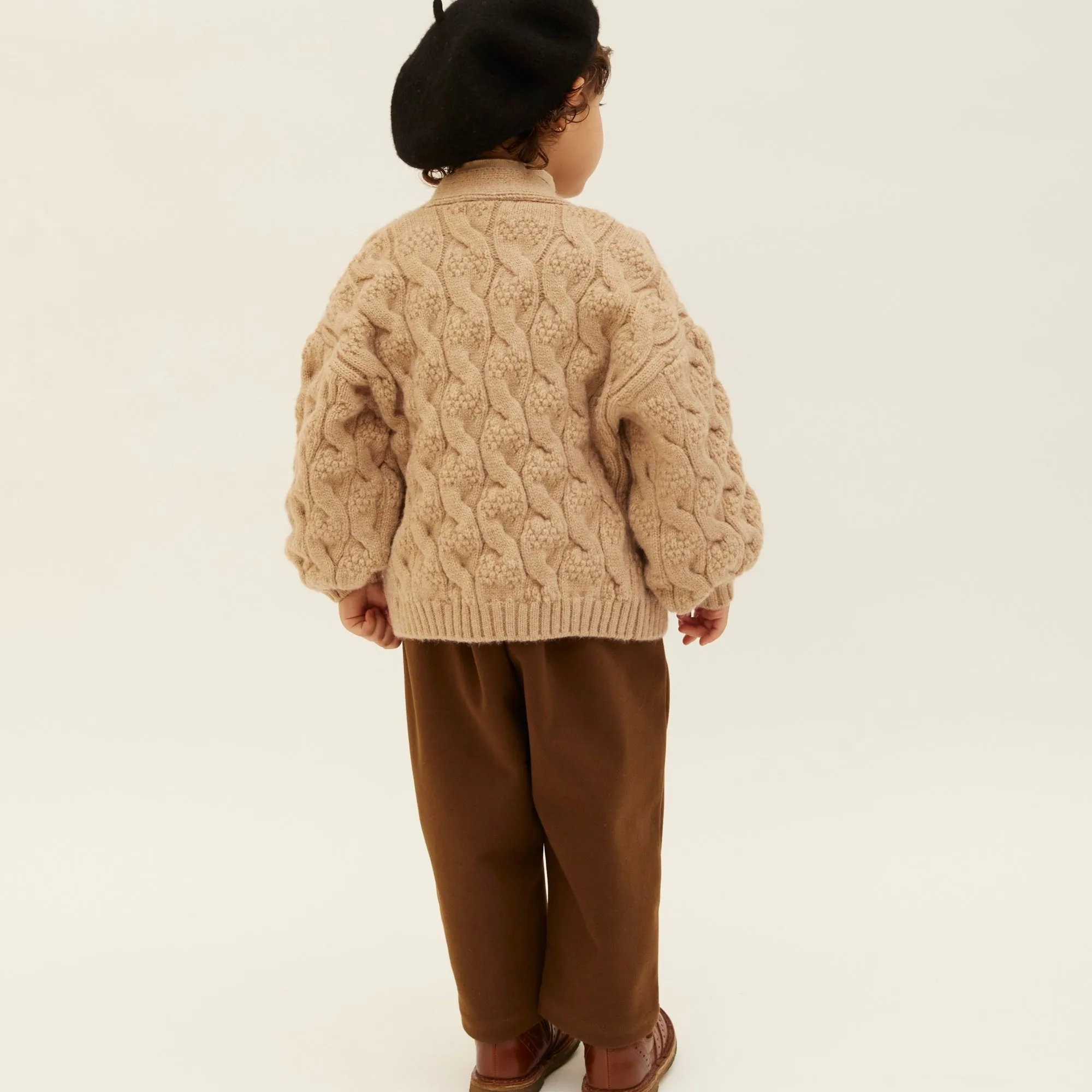 Knit T11 Cardigan - Brown