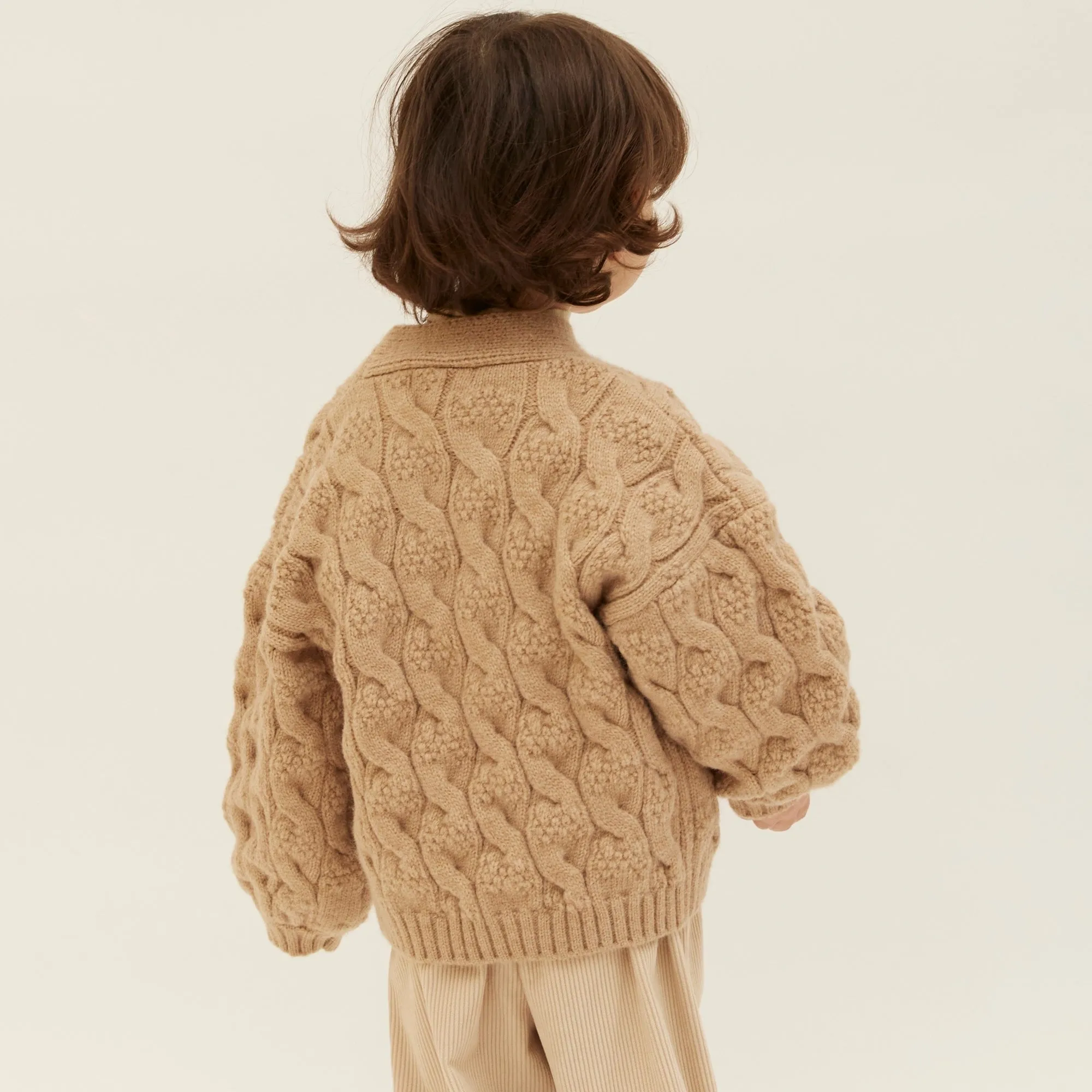 Knit T11 Cardigan - Brown