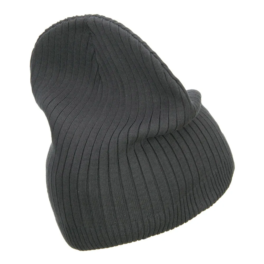 Los Angeles Embroidered Big Ribbed Beanie