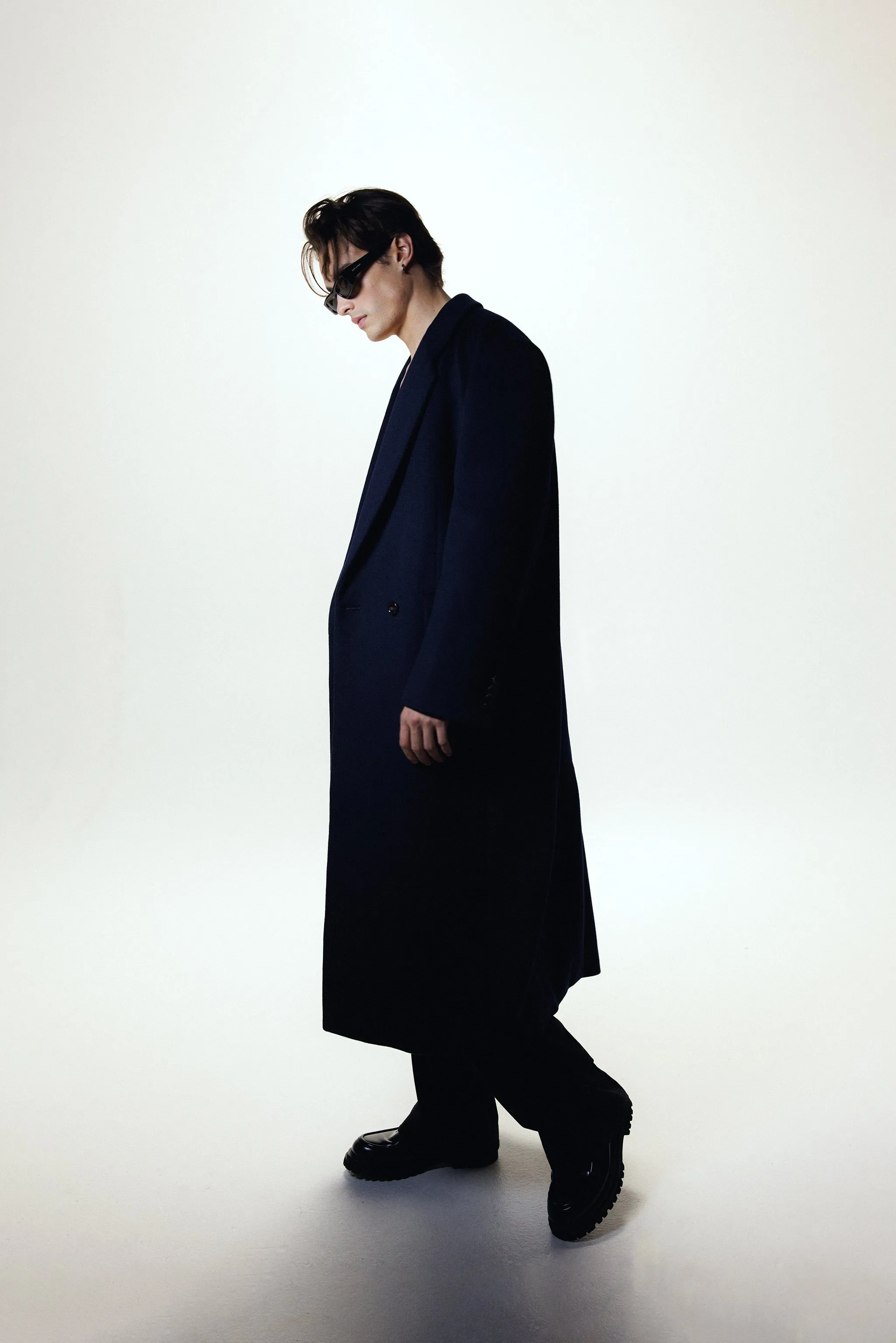 Manhattan Oversized Overcoat  |  Navy