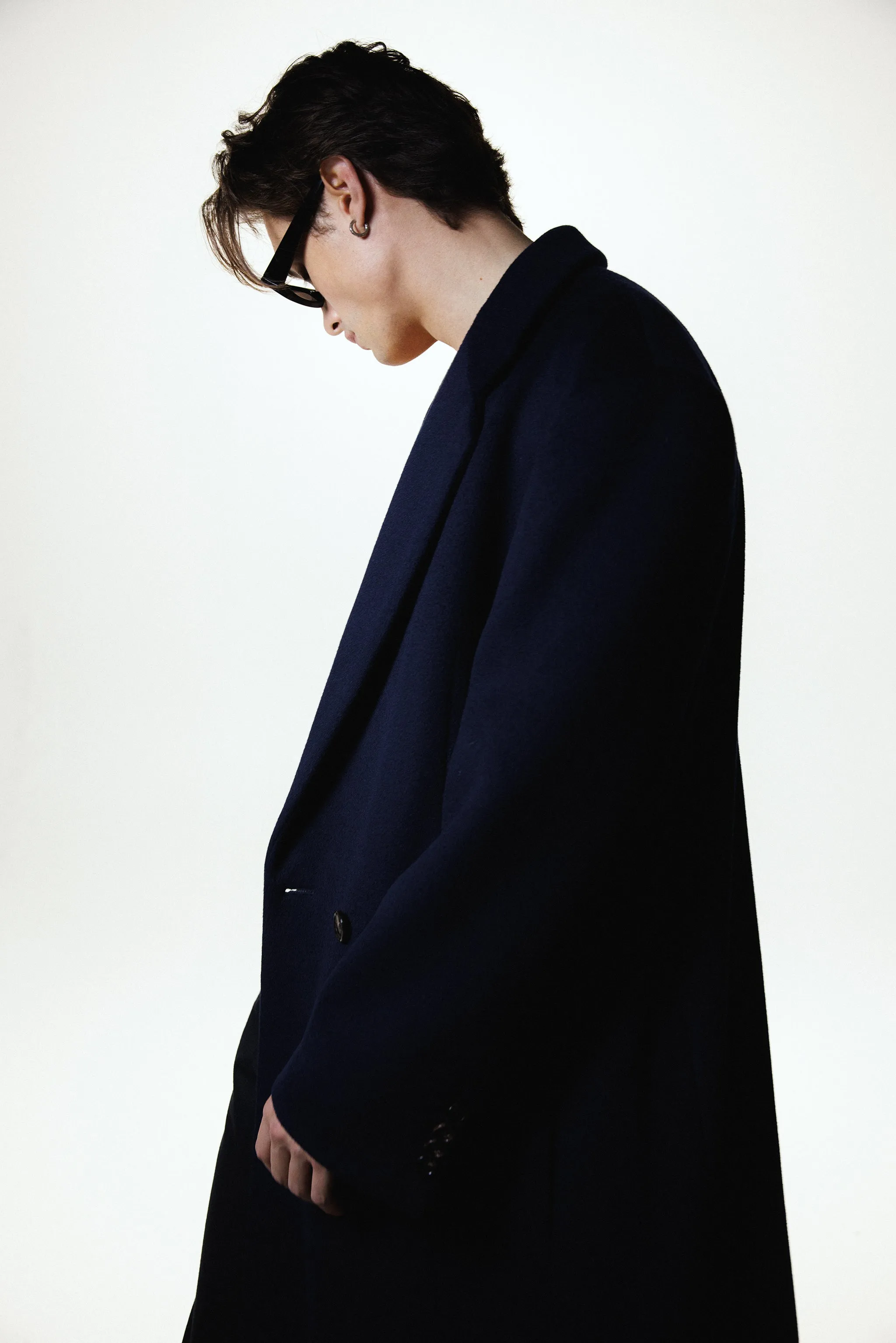 Manhattan Oversized Overcoat  |  Navy