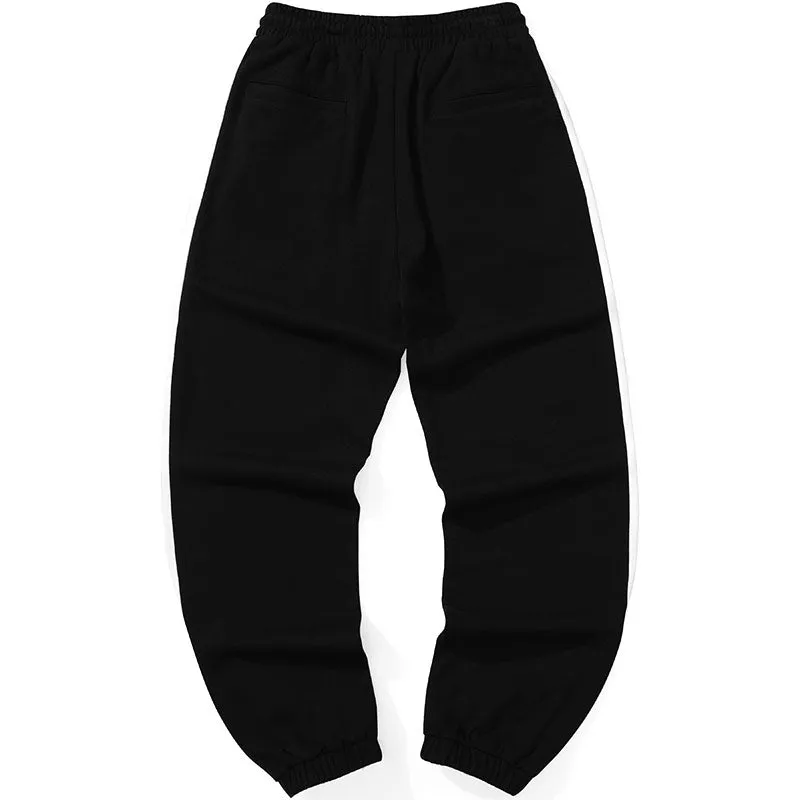 Minimalist Vertical Striped Jogger Sporty Pants