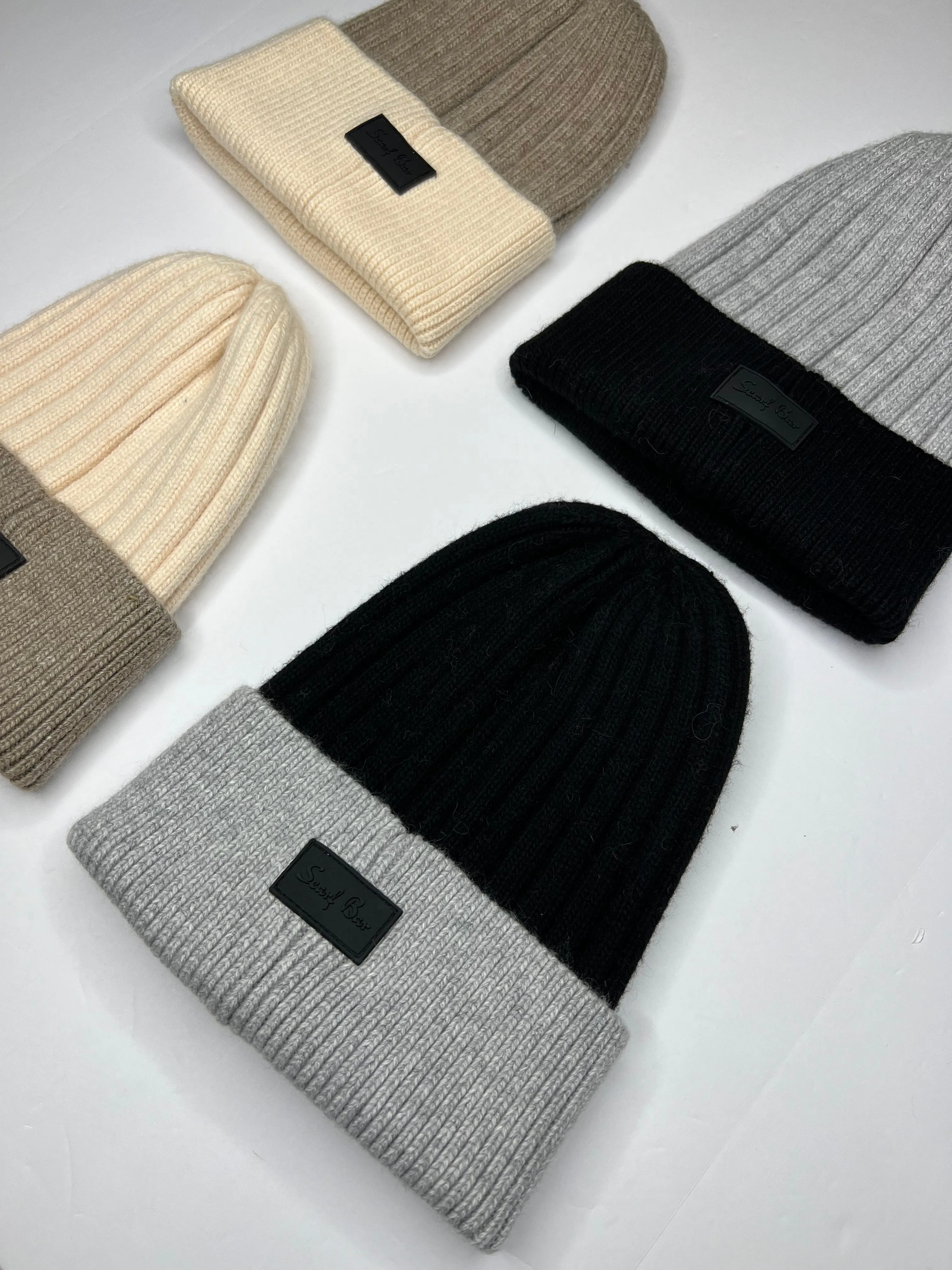 Monochrome Cuffed Beanie