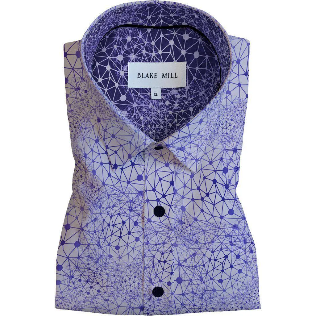 Neural Pathways Hidden Button Shirt